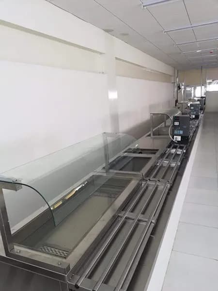 Hot Bain Marie with Sneeze Guard
